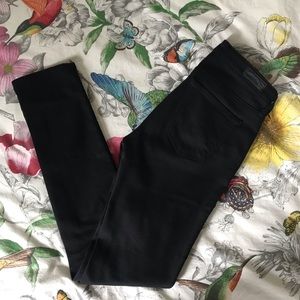 AG The Prima mid high rise Black jeans